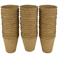 Gro-Sure Fibre Root Pots Round 8cm 12 Pack (70200312)